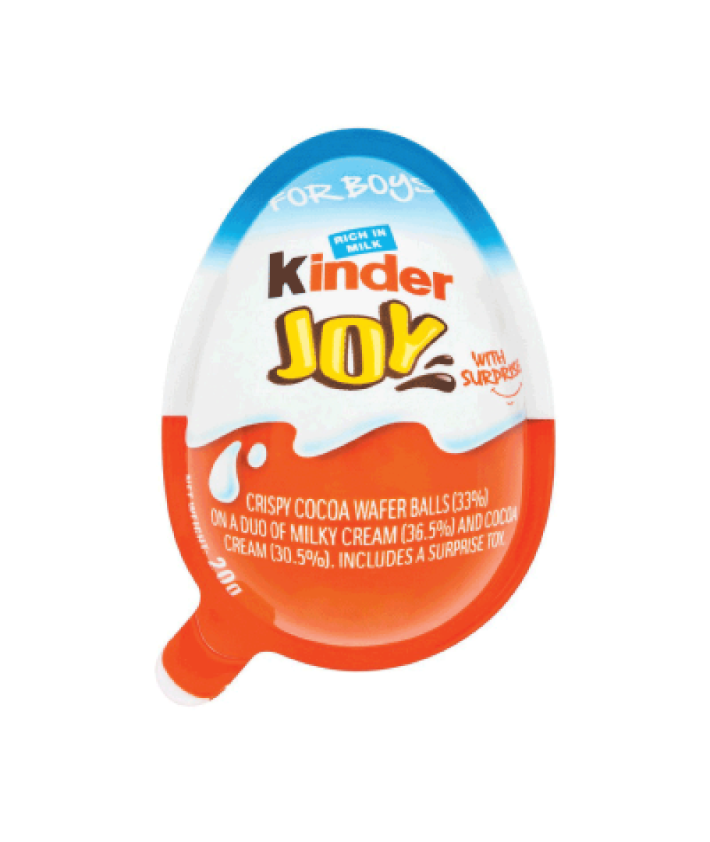 KINDER JOY EGG CHOCOLATE BLUE 20G