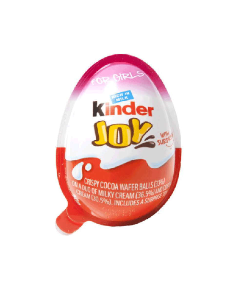 KINDER JOY EGG CHOCOLATE PINK 20G