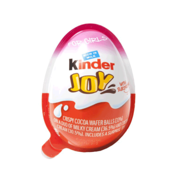 KINDER JOY EGG CHOCOLATE PINK 20G