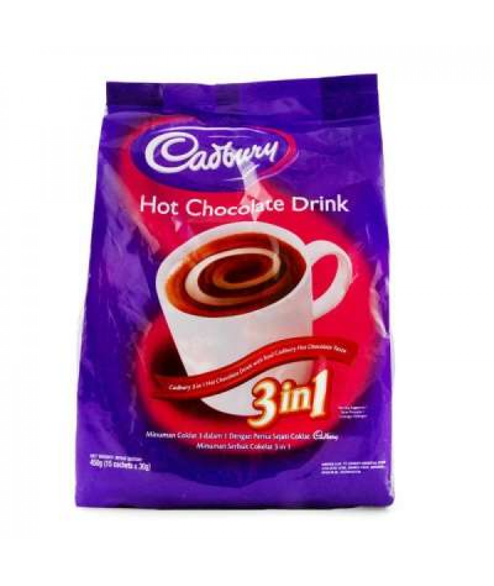 CADBURY 3IN1 HOT CHOC DRINK 30GX15