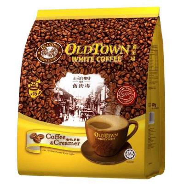 OLDTOWN WHITE COFFEE 2IN1 COFFEE&CREAMER 25GX15