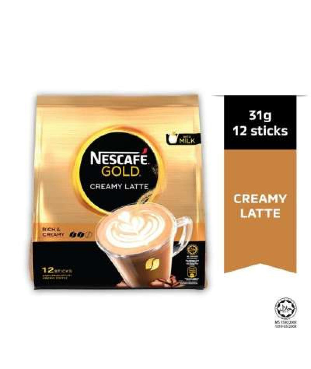 NESCAFE GOLD CREAMY LATTE 31GX12