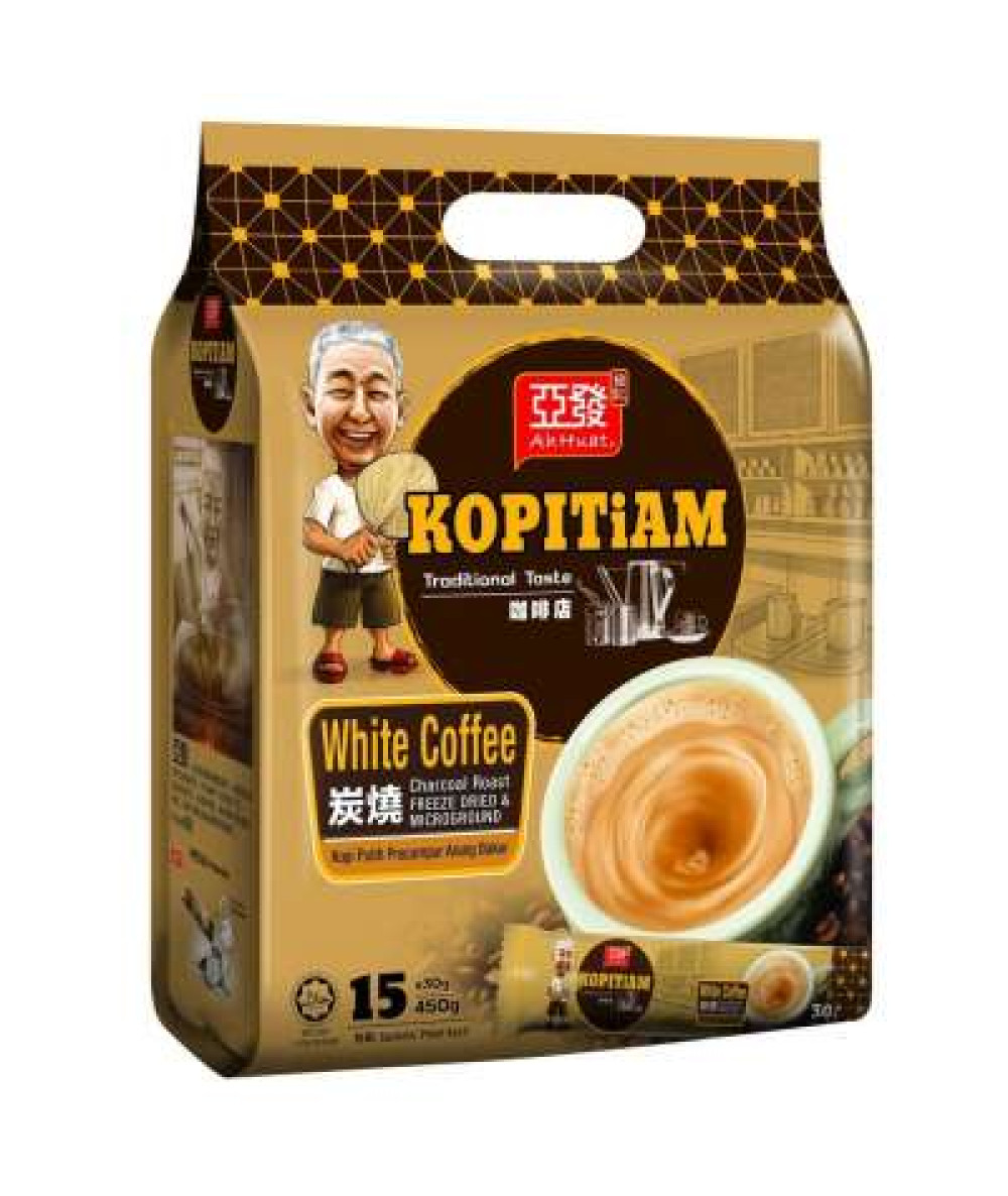 AH HUAT KOPITIAM WHITE COFFEE CHAR ROAST30GX15