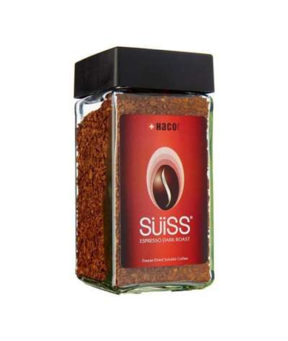 HACO SUISS ESPRESSO DARK ROAST COFFEE 100G