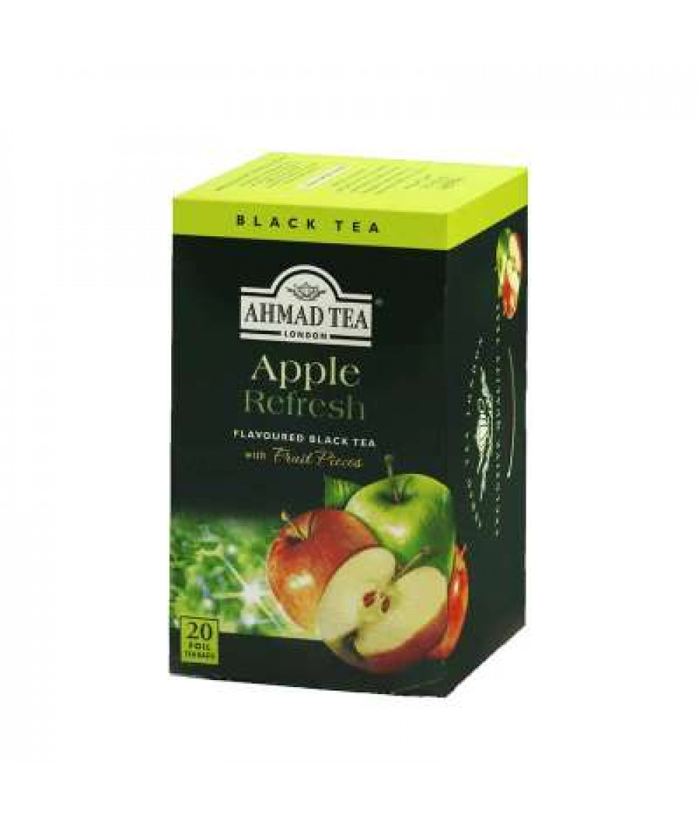 AHMAD TEA APPLE FRESH BLACK TEA 40G