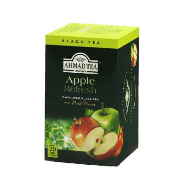 AHMAD TEA APPLE FRESH BLACK TEA 40G