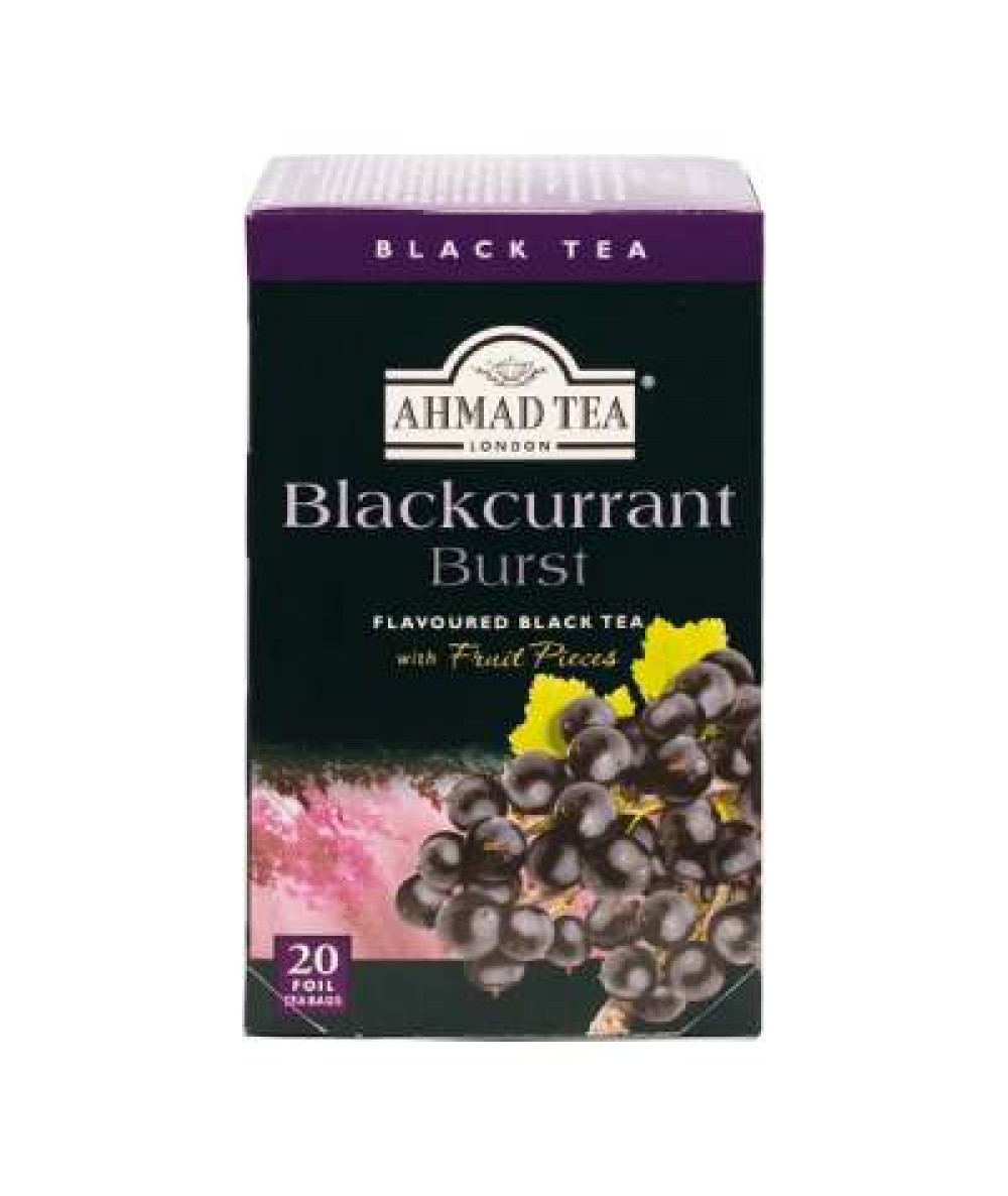 AHMAD TEA BLACKCURRANT BURST BLACK TEA 40G