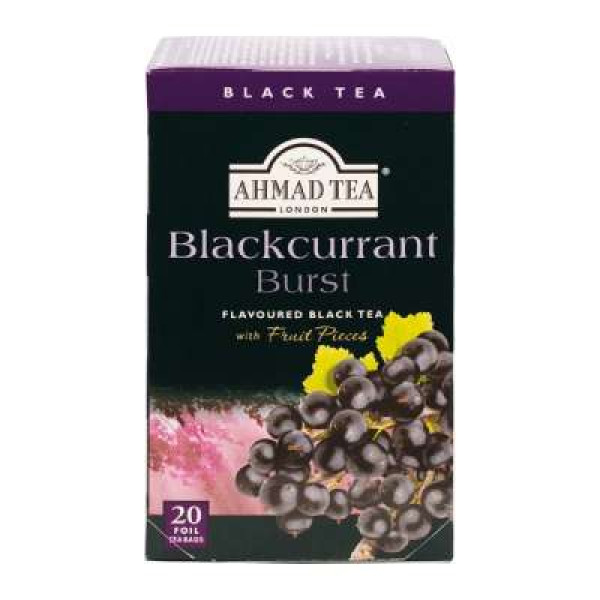 AHMAD TEA BLACKCURRANT BURST BLACK TEA 40G