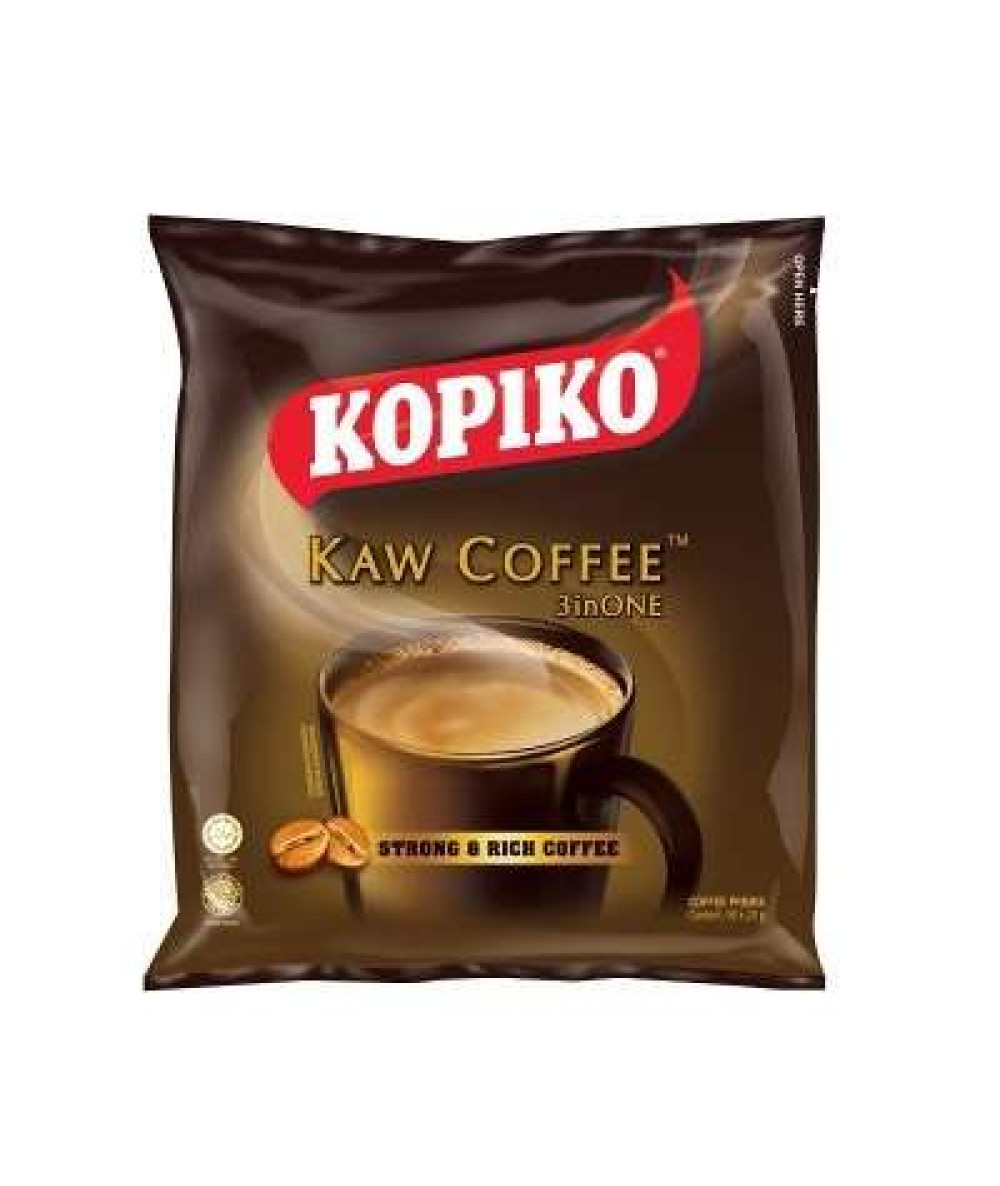 KOPIKO 3IN ONE COFFEE PREMIX 20GX35