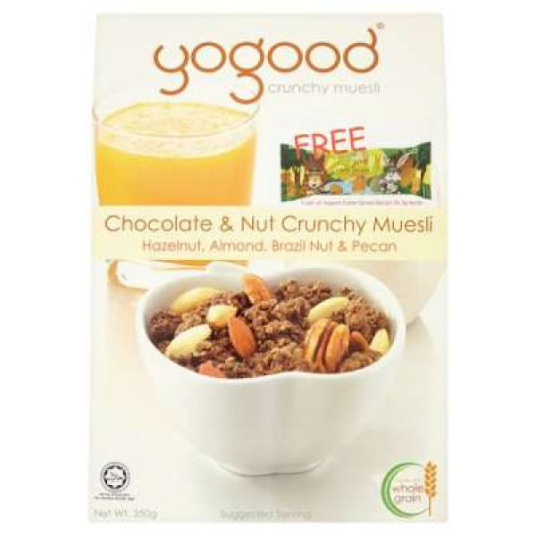 YOGOOD CHOCOLATE&NUT CRUNCHY MUESLI 320G 