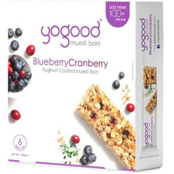 YOGOOD BLUEBERRY&CRANBERRY YOGHURT BAR 138G 