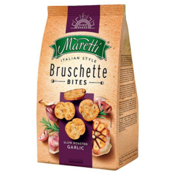 BRUSCHETTE MARETTI ROASTED GARLIC 70G 