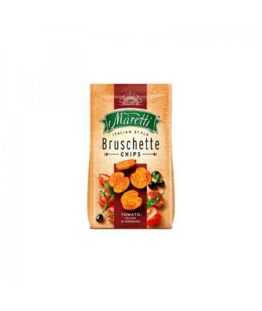 BRUSCHETTE MARETTI TOMATO,OLIVES AND OREGANO 70G 