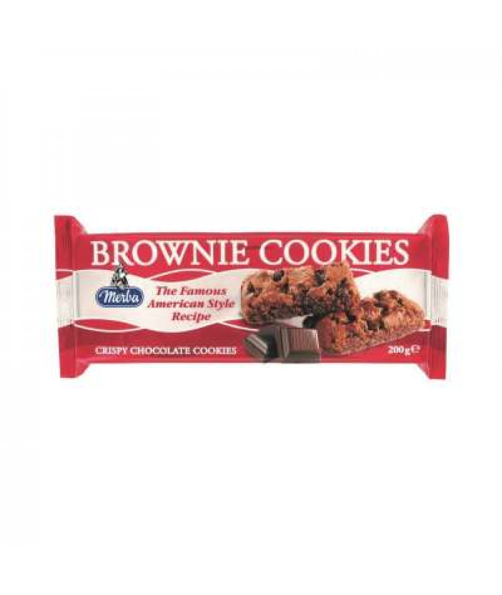 MERBA BROWNIE COOKIES 200G 