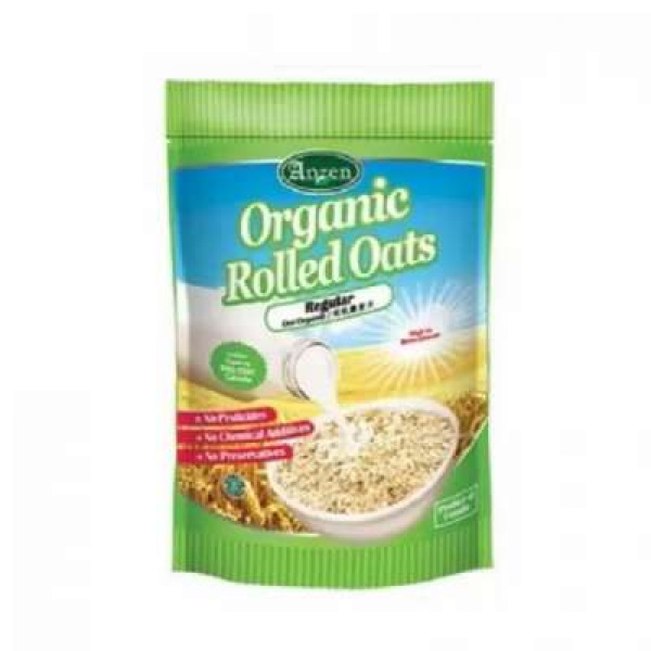 ANZEN ORGANIC ROLLED OATS REGULAR 500G