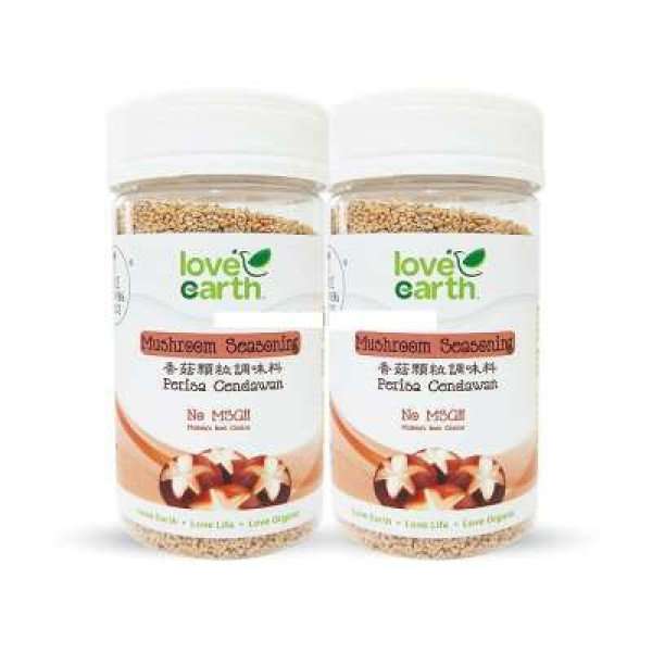 LOVE EARTH MUSHROOM SEASONING 2X150G