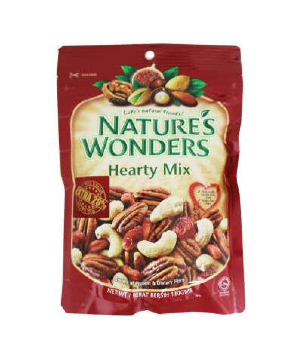 NATURE'S WONDER BAKER HEARTY MIX 130G