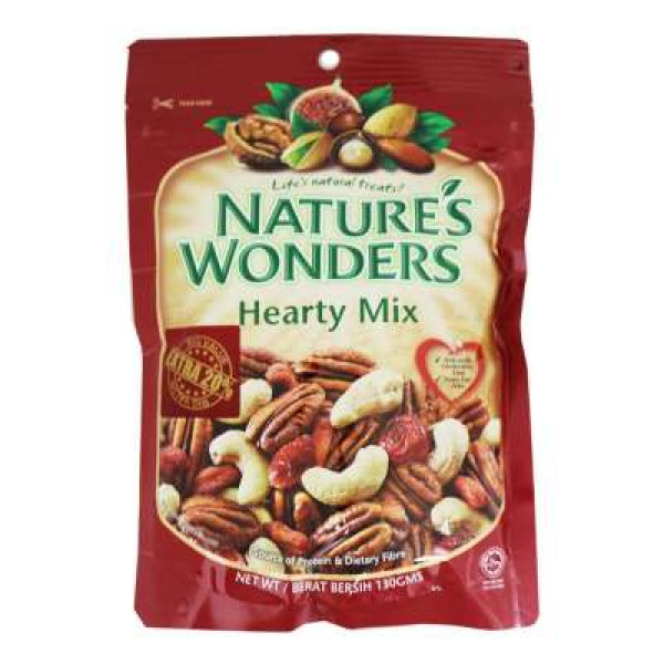 NATURE'S WONDER BAKER HEARTY MIX 130G