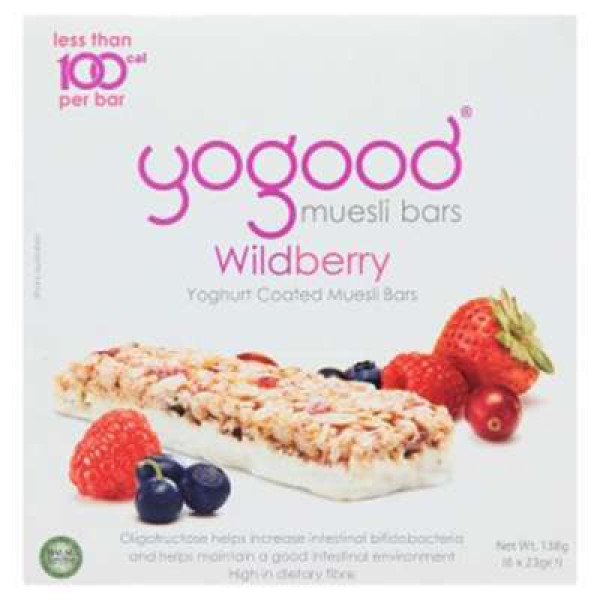 YOGOOD WILDBERRY MUESLI BAR 138G