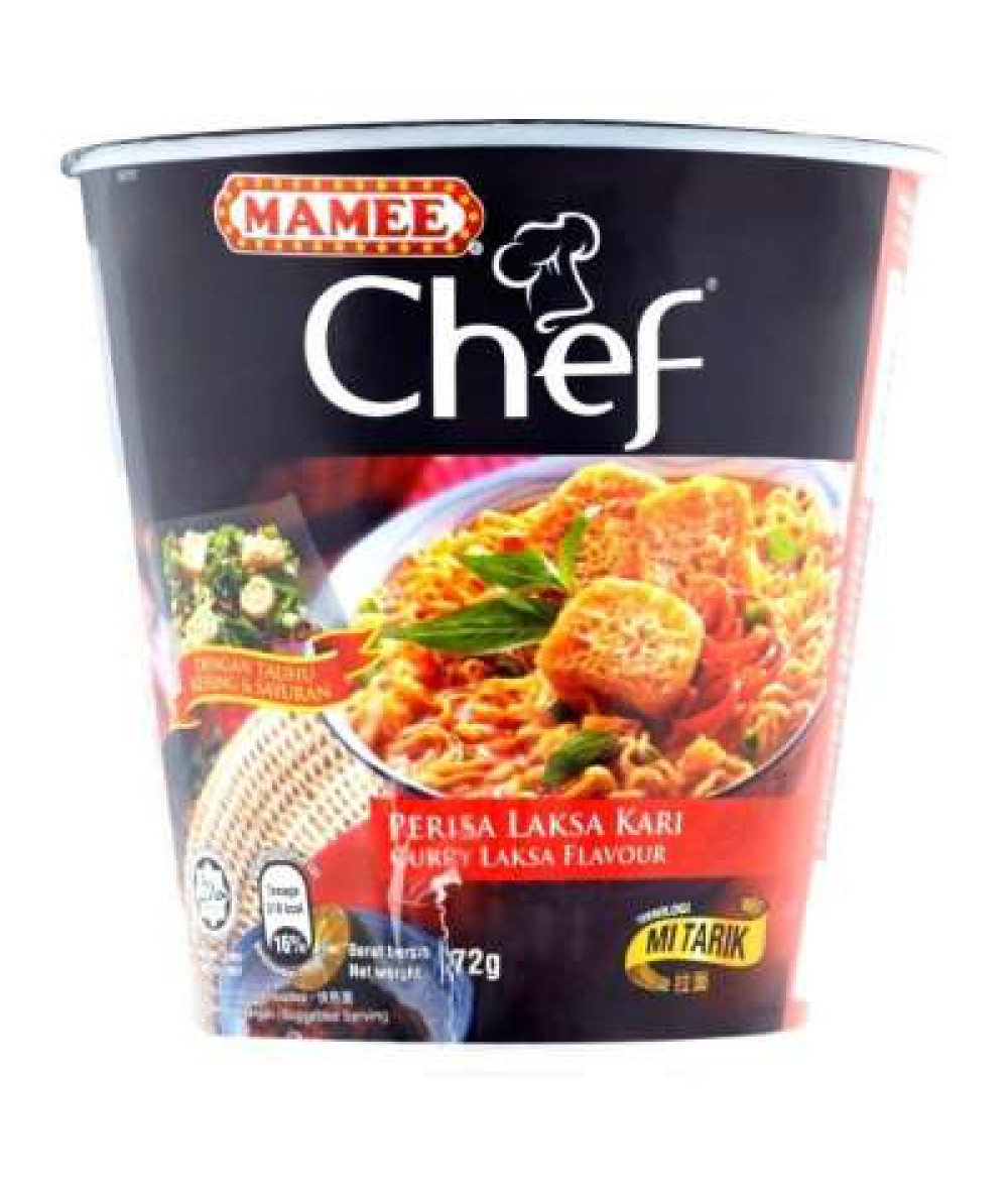 MAMEE CHEF CUP CURRY LAKSA 72G