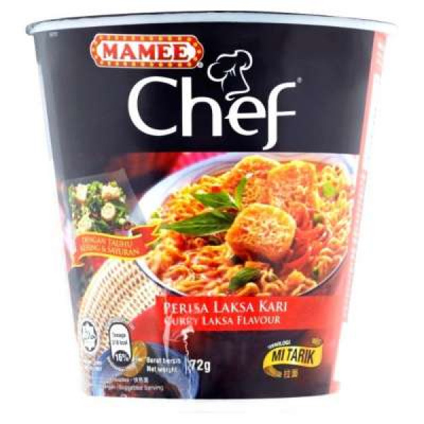 MAMEE CHEF CUP CURRY LAKSA 72G