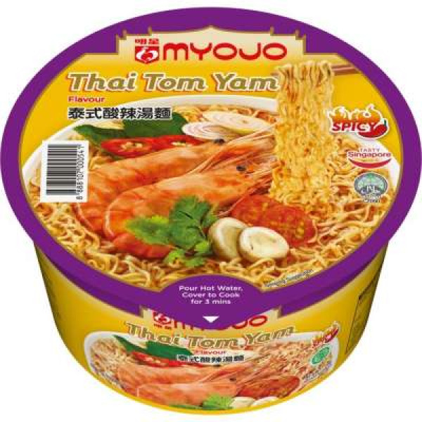 MYOJO INST NOODLE BOWL THAI TOM YAM 79G