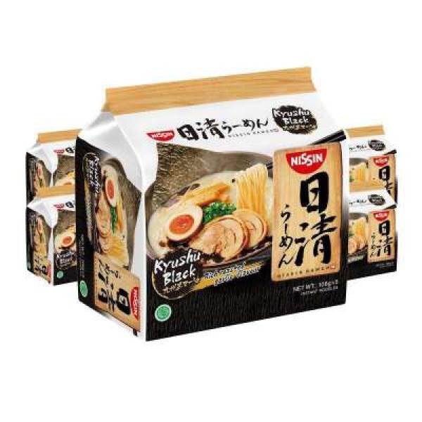 NISSIN RAMEN KYUSHU BLACK 106GX5