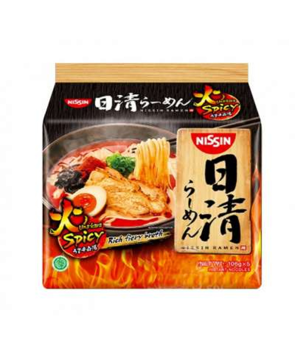 NISSIN RAMEN UMA KARA SPICY 106GX5