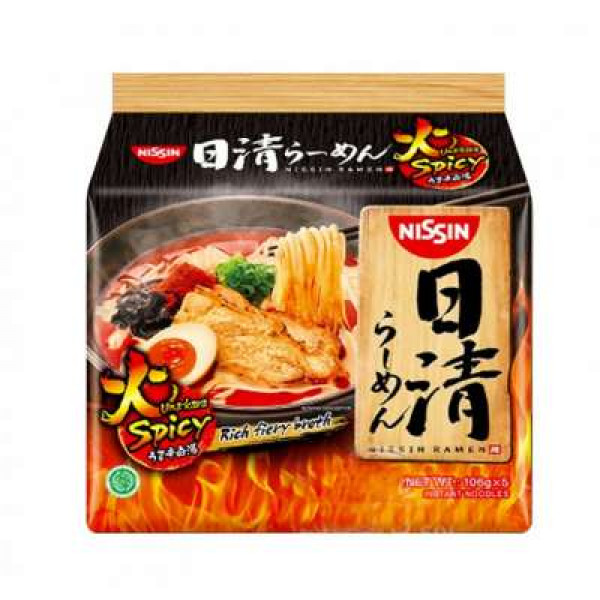 NISSIN RAMEN UMA KARA SPICY 106GX5