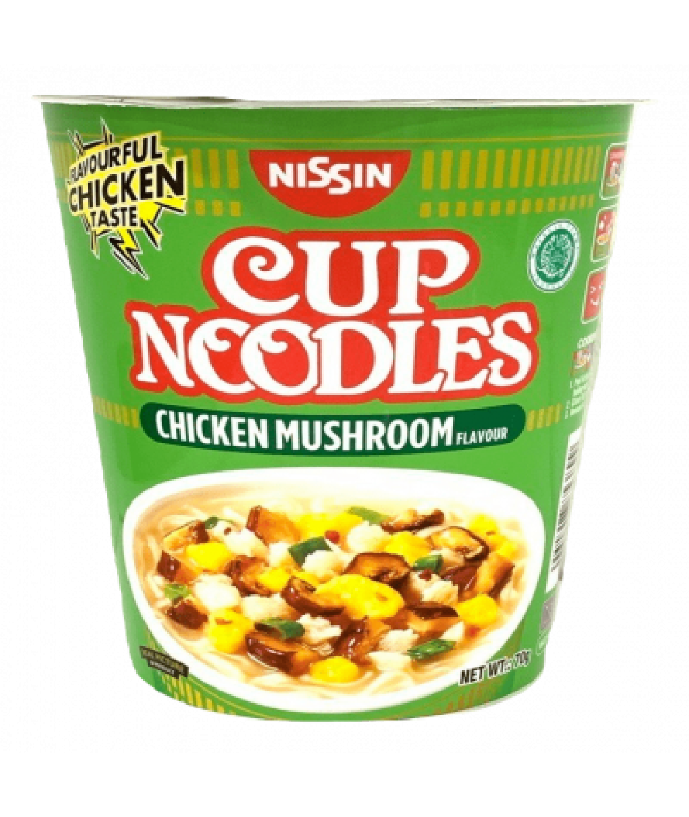 NISSIN CUP CHICKEN MUSHROOM 70G