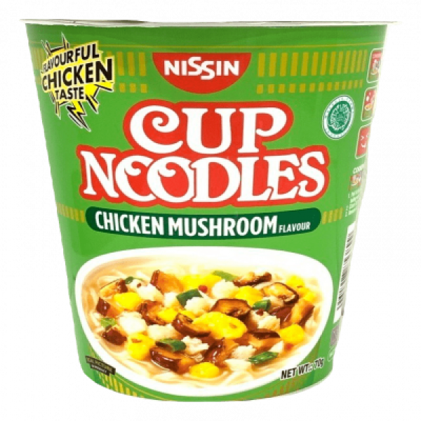 NISSIN CUP CHICKEN MUSHROOM 70G