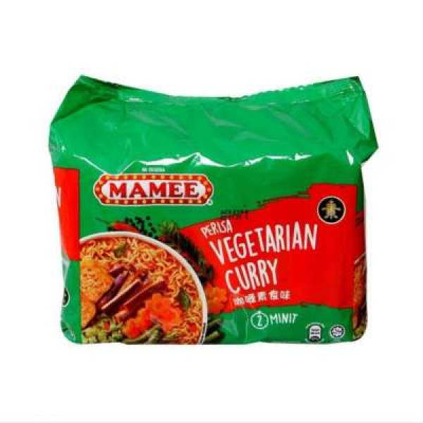 MAMEE INSTANT NOODLES VEGETARIAN CURRY 78GX5