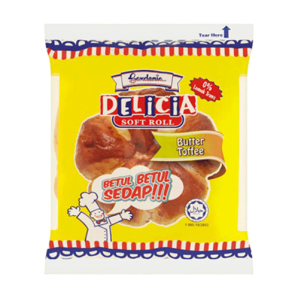 GARDENIA DELICIA SOFT ROLL BUTTER TOFFEE 50G