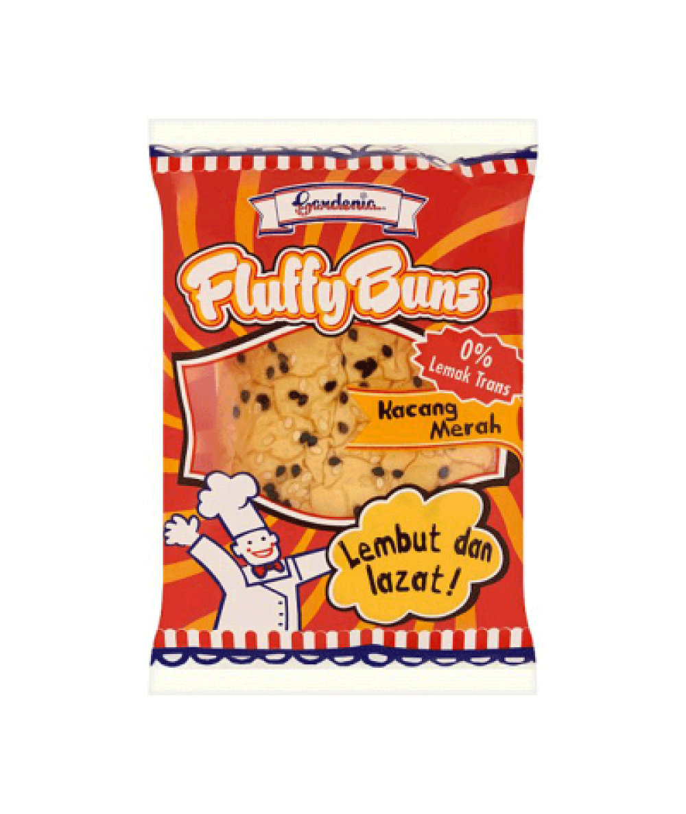 GARDENIA FLUFFY BUNS RED BEAN 50G