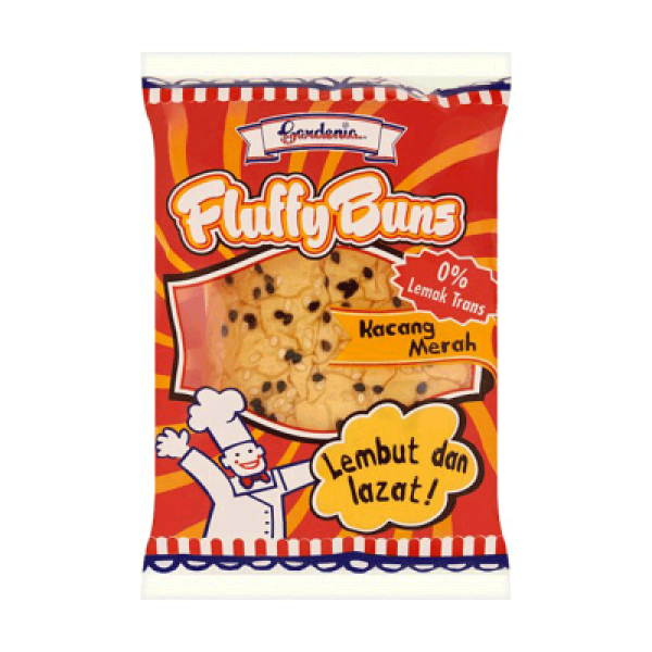 GARDENIA FLUFFY BUNS RED BEAN 50G