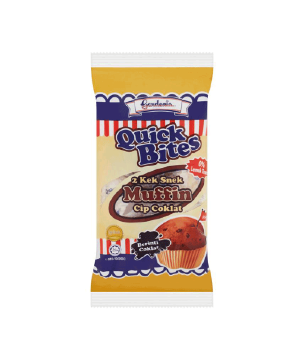 GARDENIA QUICK BITES DOUBLE CHOC MUFFIN 70G