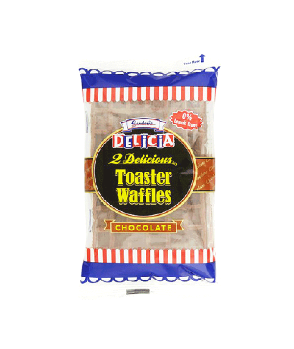 GARDENIA DELICIA TOASTER WAFFLES CHOCOLATE 42G