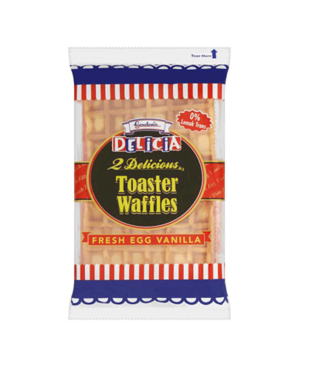 GARDENIA DELICIA TOASTER WAFFLES FRESH EGG VAN 42G