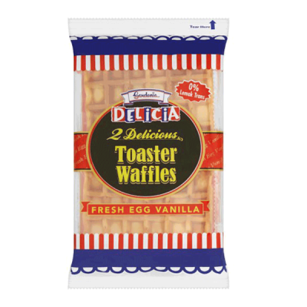 GARDENIA DELICIA TOASTER WAFFLES FRESH EGG VAN 42G