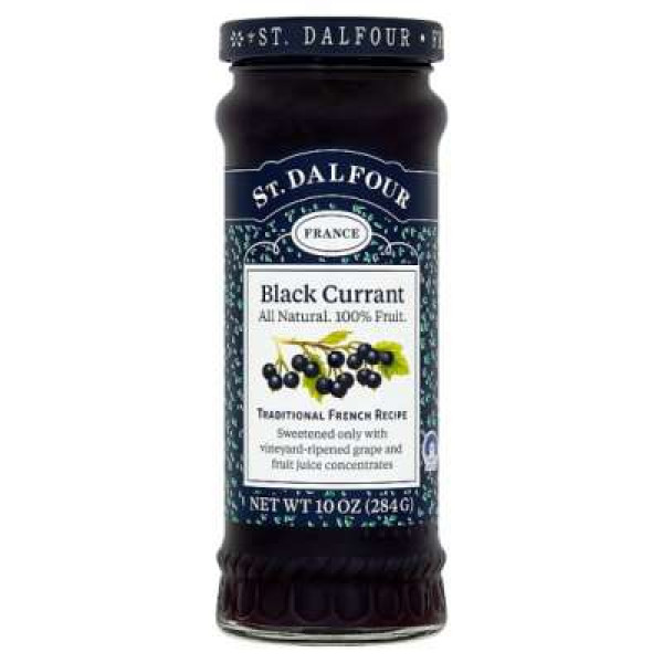 ST DALFOUR FRUIT SPREAD BLACKCURRANT 284G