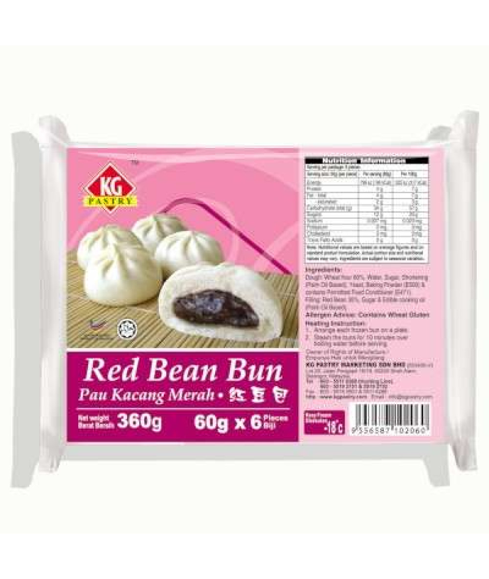 KG RED BEAN BUN 6PCS-60G