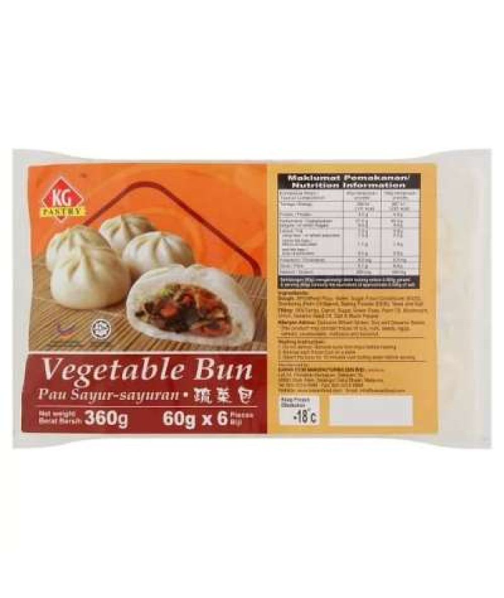 KG VEGETABLE BUN 6PCS-60G