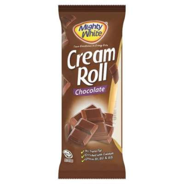 MIGHTY WHITE CHOCOLATE CREAM ROLL 50G