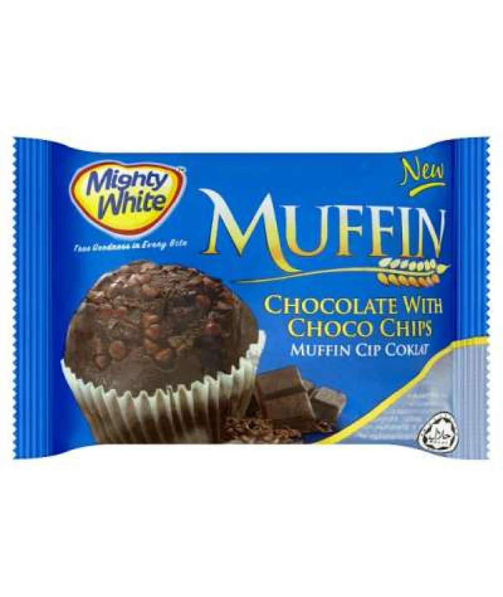 MIGHTY WHITE MUFFIN CHOCO CHIPS 70G