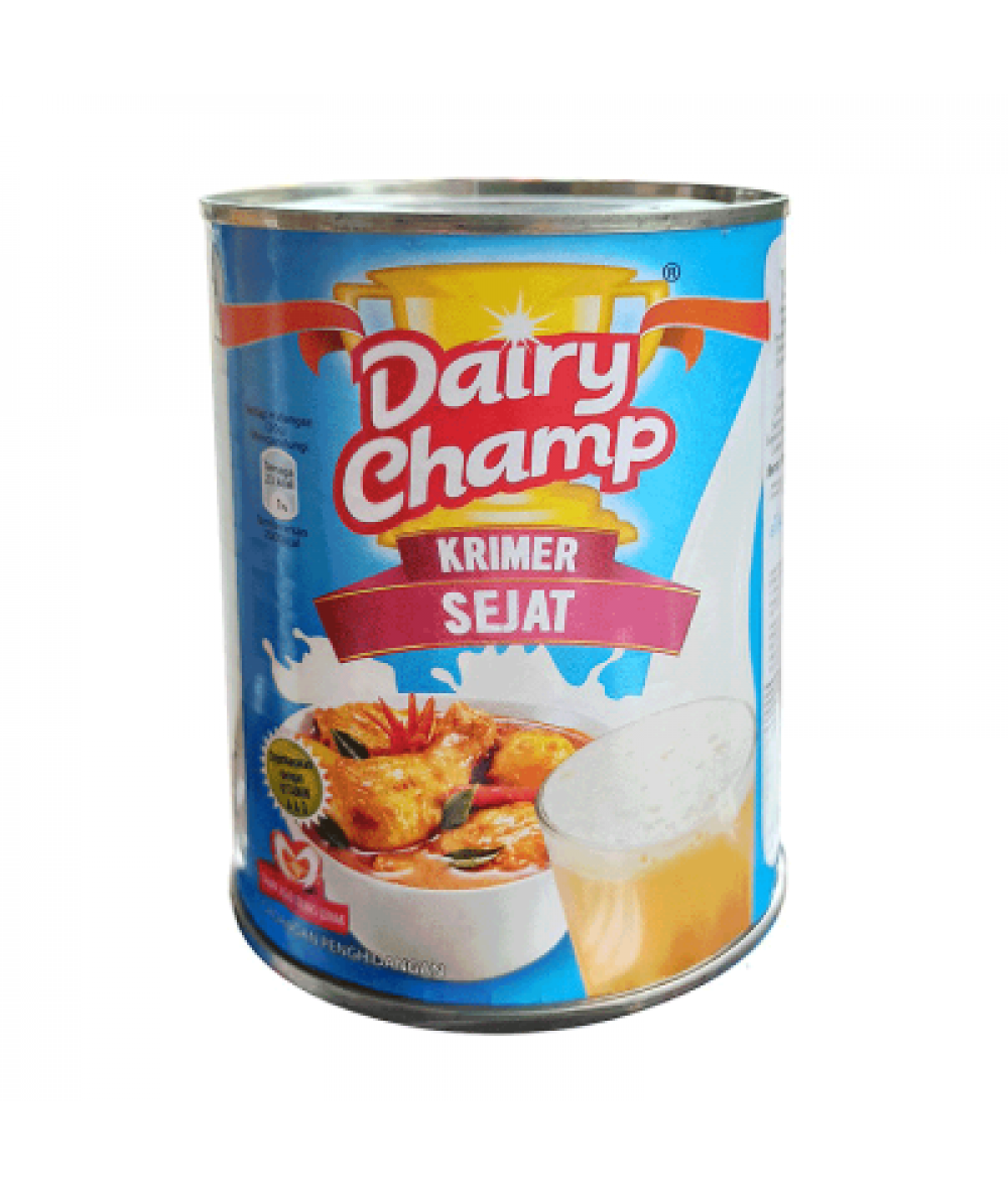 DAIRY CHAMP EVAPORATED CREAMER 390G 