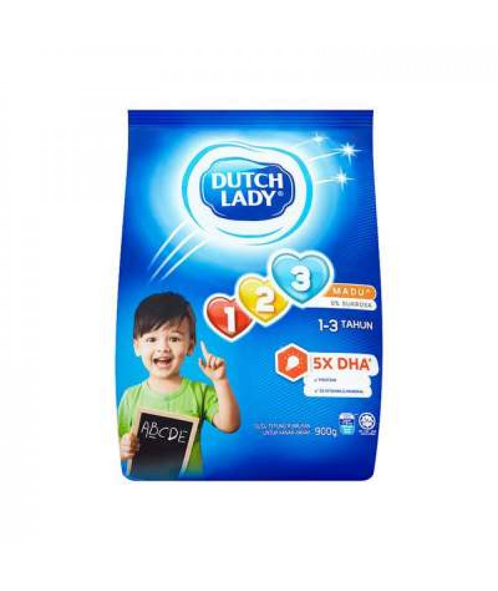 DUTCH LADY POWDER GUM 123 HONEY 850G