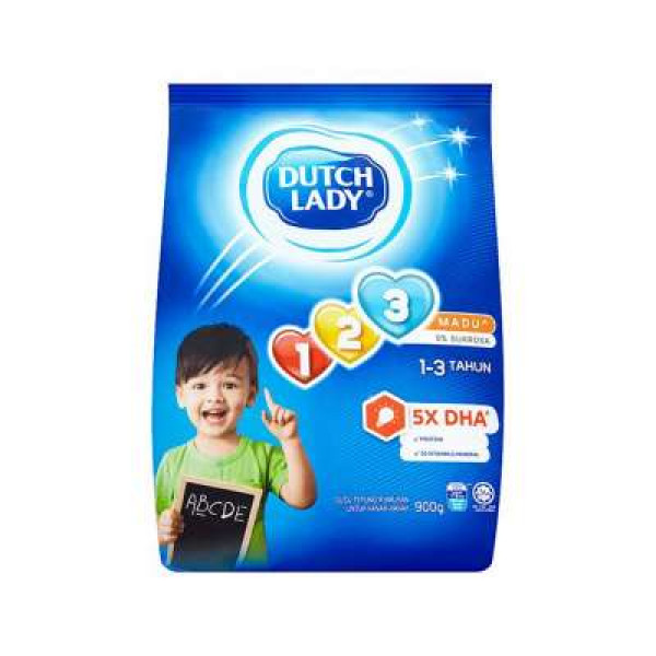 DUTCH LADY POWDER GUM 123 HONEY 850G