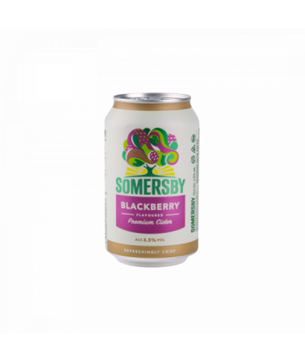 SOMERSBY BLACKBERRY CAN 320MLX4