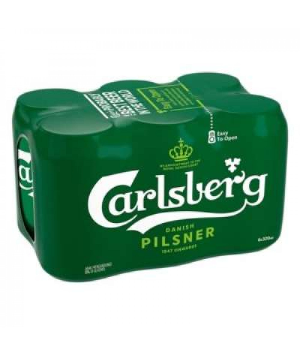 CARLSBERG DANISH PILSNER CAN 320MLX6