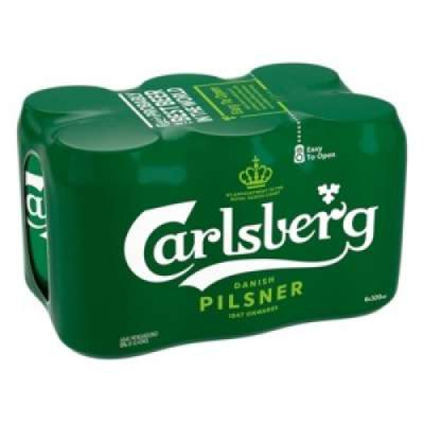 CARLSBERG DANISH PILSNER CAN 320MLX6